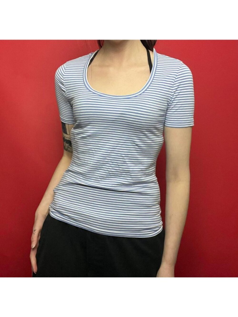 Joe fresh / horizontal striped tee 💙🤍​
